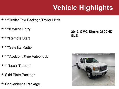2013 GMC Sierra 2500 SLE