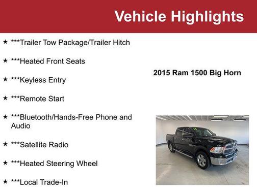 2015 RAM 1500 Big Horn