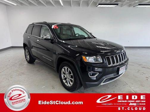 Brilliant Black Crystal Pearlcoat 2015 Jeep Grand Cherokee Limited