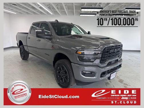 Ceramic Gray Clearcoat 2026 RAM 2500 Laramie Crew Cab 4x4 6'4' Box