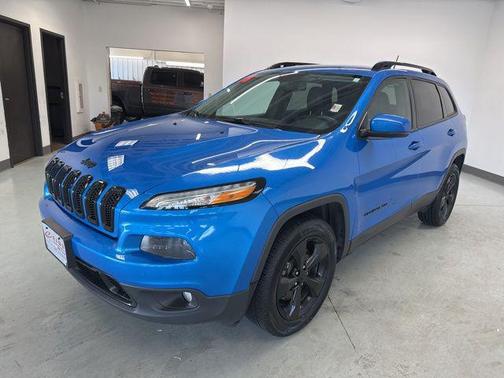 Hydro Blue Pearlcoat 2018 Jeep Cherokee Limited
