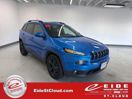 Hydro Blue Pearlcoat 2018 Jeep Cherokee Limited