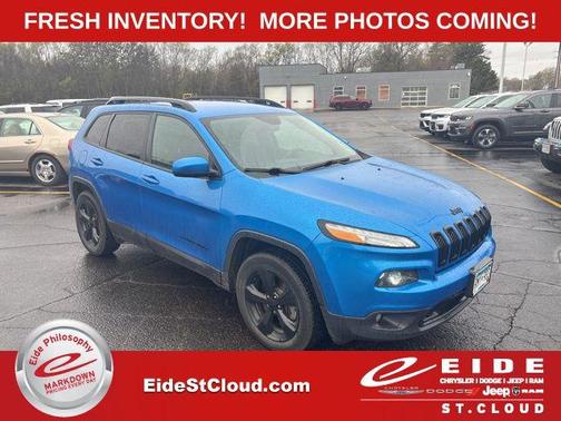 Hydro Blue Pearlcoat 2018 Jeep Cherokee Limited