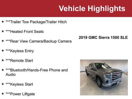 2019 GMC Sierra 1500 SLE