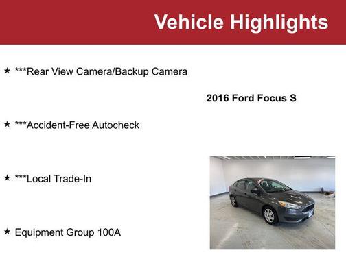 2016 Ford Focus S
