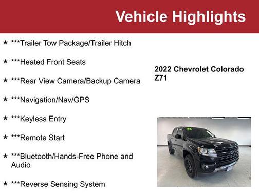 2022 Chevrolet Colorado Z71