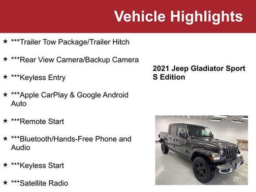 2021 Jeep Gladiator Sport S
