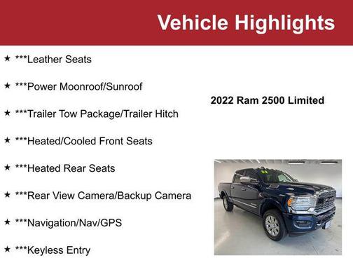 2022 RAM 2500 Limited Crew Cab 4x4 6'4' Box