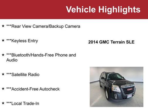 2014 GMC Terrain SLE-2