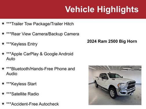 2024 RAM 2500 Big Horn Crew Cab 4x4 6'4' Box