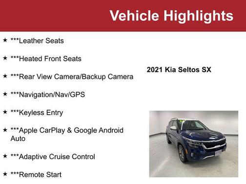 2021 Kia Seltos SX Turbo