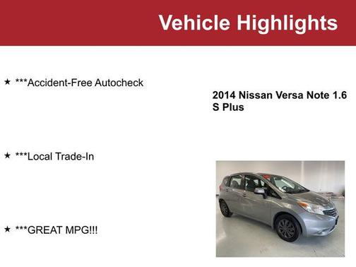 2014 Nissan Versa Note S Plus