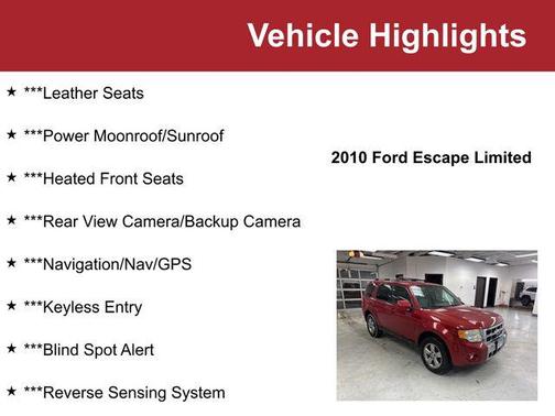 2010 Ford Escape Limited