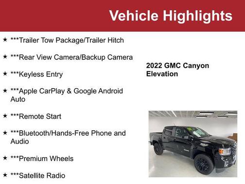 2022 GMC Canyon Elevation