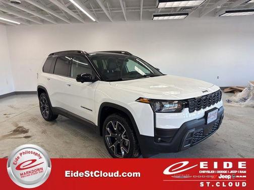 Bright White Clearcoat 2026 Jeep Cherokee Overland SUV