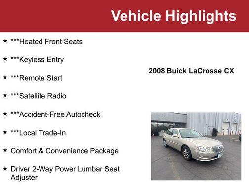 2008 Buick LaCrosse CX