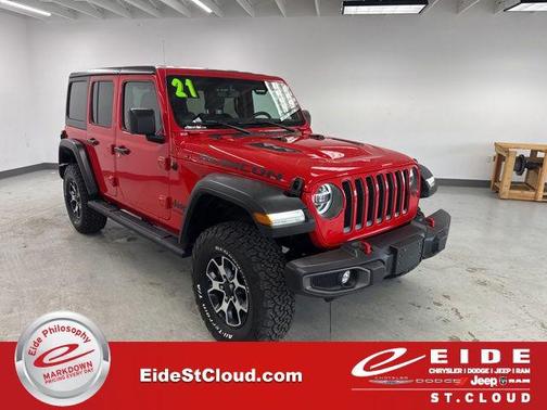 Firecracker Red Clearcoat 2021 Jeep Wrangler Unlimited Rubicon