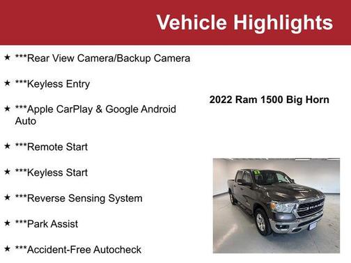 2022 RAM 1500 Big Horn/Lone Star