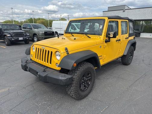 Baja Yellow Clearcoat 2015 Jeep Wrangler Unlimited Sport