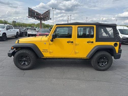 Baja Yellow Clearcoat 2015 Jeep Wrangler Unlimited Sport
