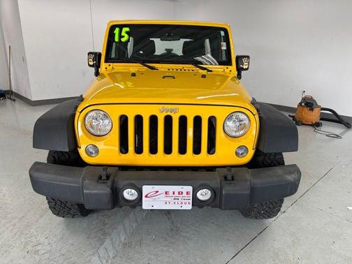 Baja Yellow Clearcoat 2015 Jeep Wrangler Unlimited Sport