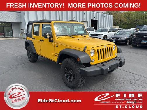 Baja Yellow Clearcoat 2015 Jeep Wrangler Unlimited Sport