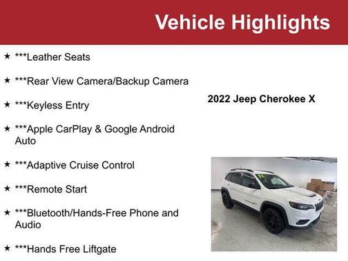 2022 Jeep Cherokee X 4x4