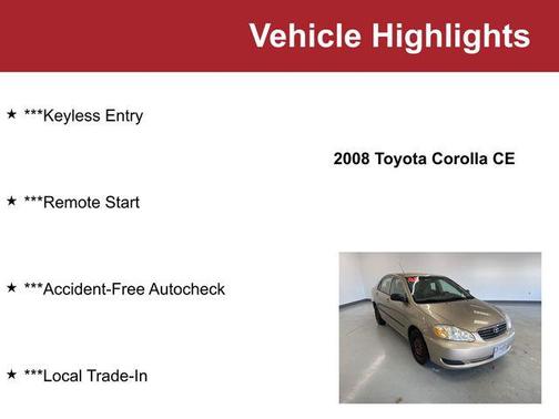 2008 Toyota Corolla CE