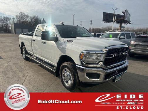 Bright White Clearcoat 2024 RAM 2500 Tradesman Crew Cab 4x4 8' Box