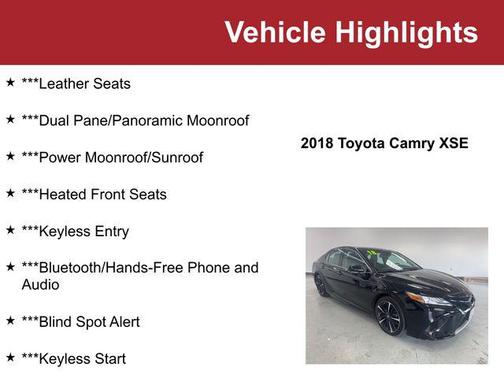 2018 Toyota Camry XSE