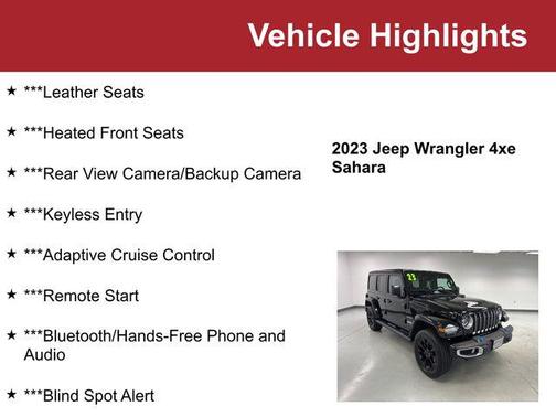 2023 Jeep Wrangler 4xe Sahara
