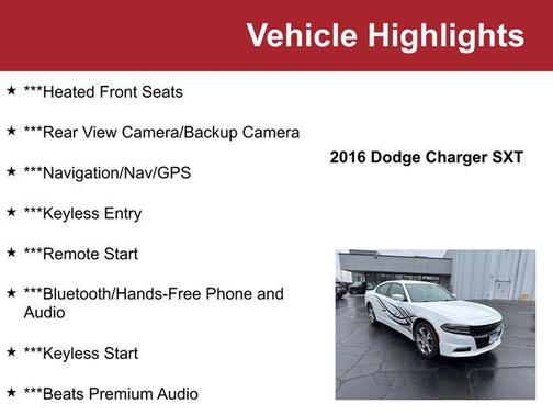 2016 Dodge Charger SXT