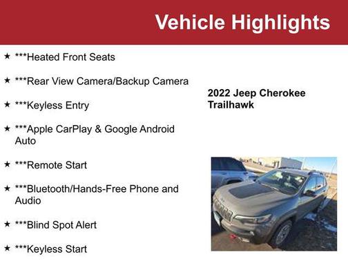 2022 Jeep Cherokee Trailhawk