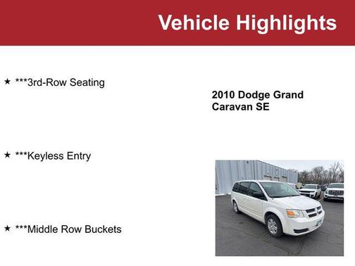 2010 Dodge Grand Caravan SE