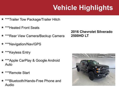 2016 Chevrolet Silverado 2500 LT