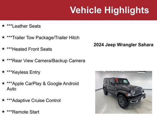 2024 Jeep Wrangler 4-Door Sahara 4x4