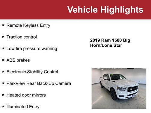 2019 RAM 1500 Big Horn