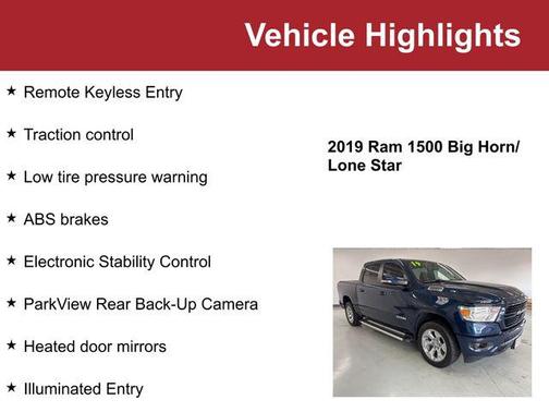 2019 RAM 1500 Big Horn