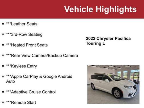 2022 Chrysler Pacifica Touring L