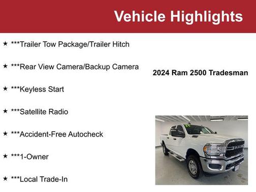 2024 RAM 2500 Tradesman Crew Cab 4x4 6'4' Box