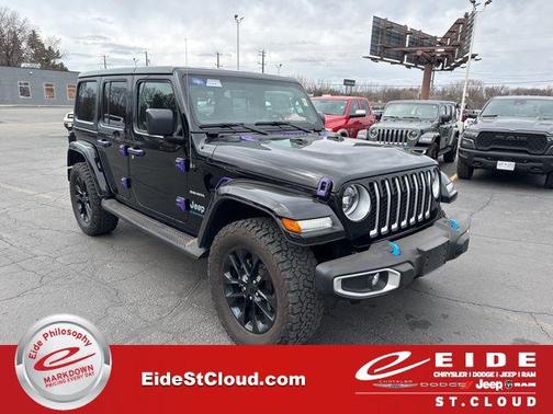 Black Clearcoat 2023 Jeep Wrangler 4xe Sahara