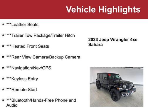 2023 Jeep Wrangler 4xe Sahara