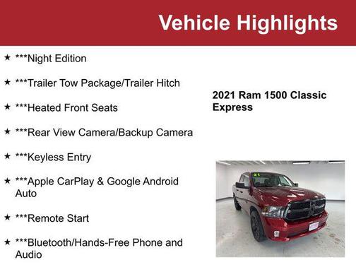 2021 RAM 1500 Classic Express