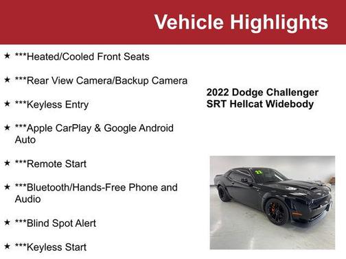 2022 Dodge Challenger SRT Hellcat