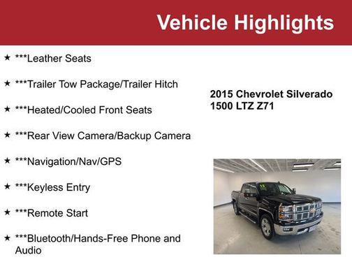 2015 Chevrolet Silverado 1500 LTZ