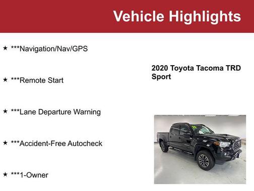 2020 Toyota Tacoma TRD Sport