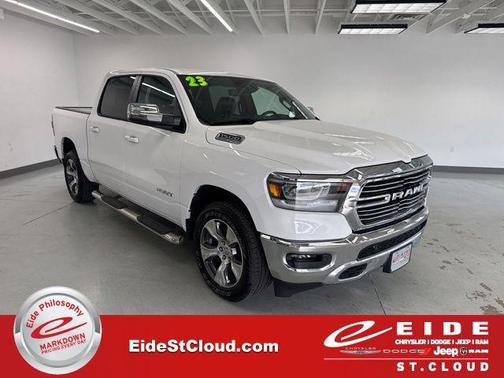 Bright White Clearcoat 2023 RAM 1500 Laramie