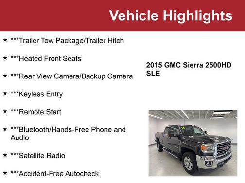 2015 GMC Sierra 2500 SLE
