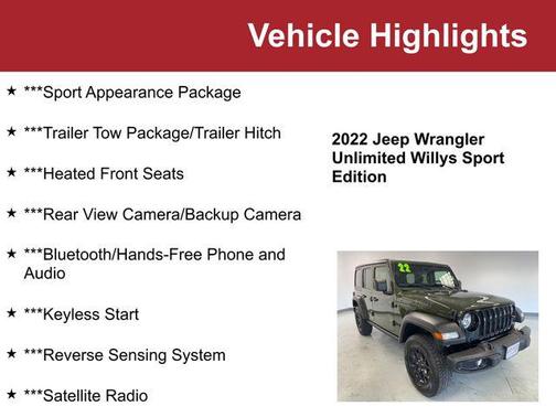 2022 Jeep Wrangler Unlimited Sport