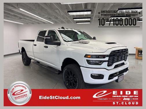 Bright White Clearcoat 2026 RAM 2500 Tradesman Crew Cab 4x4 8' Box